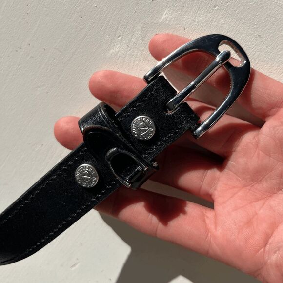 Noble Outfitters x Clever with Leather Black Belt 1โ Snap Buckle M - Picture 5 of 10